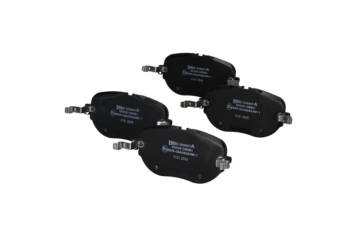 Jeu de 4 plaquettes de frein VALEO ref. 302947A